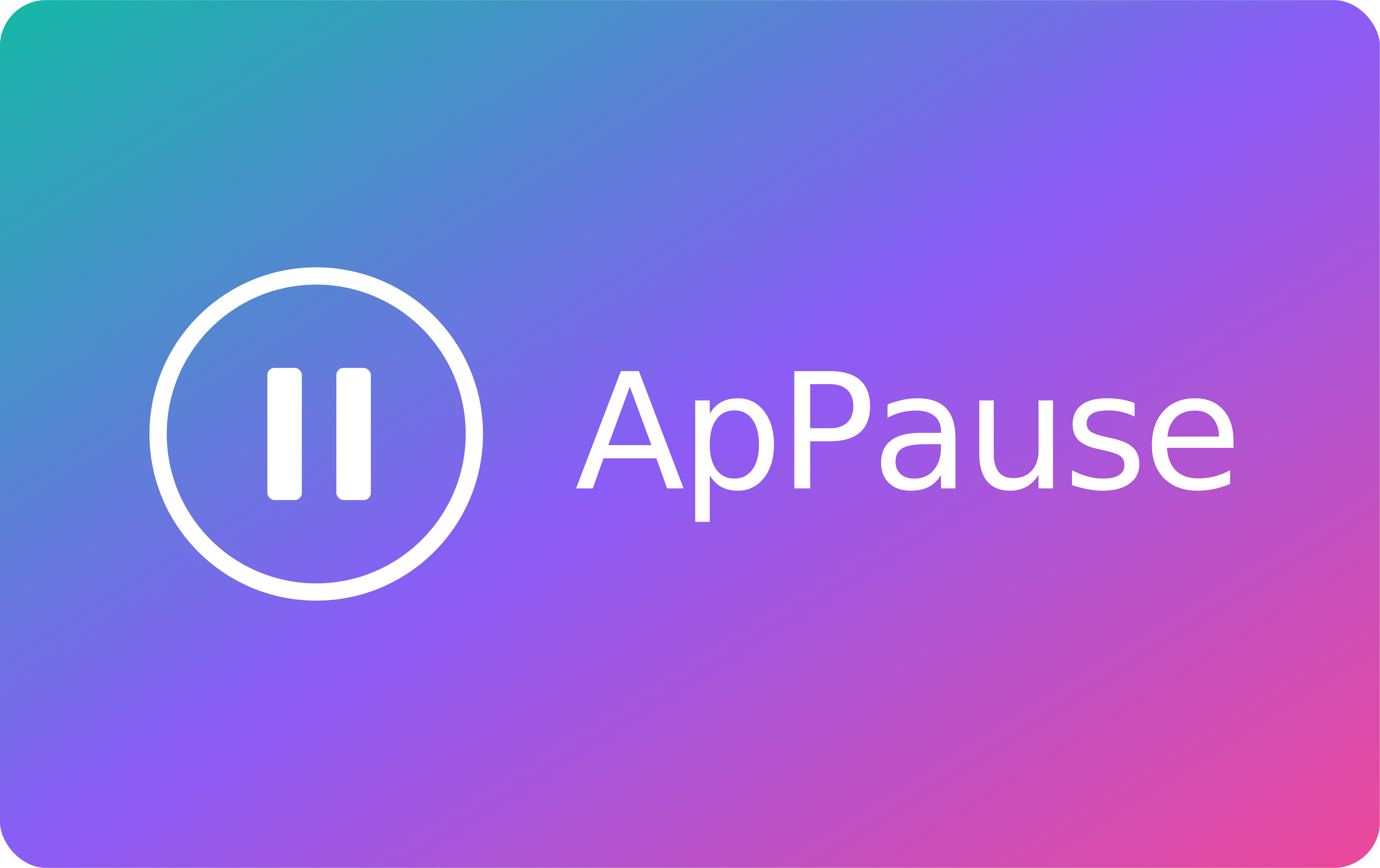 ApPause card — Aurora colourway