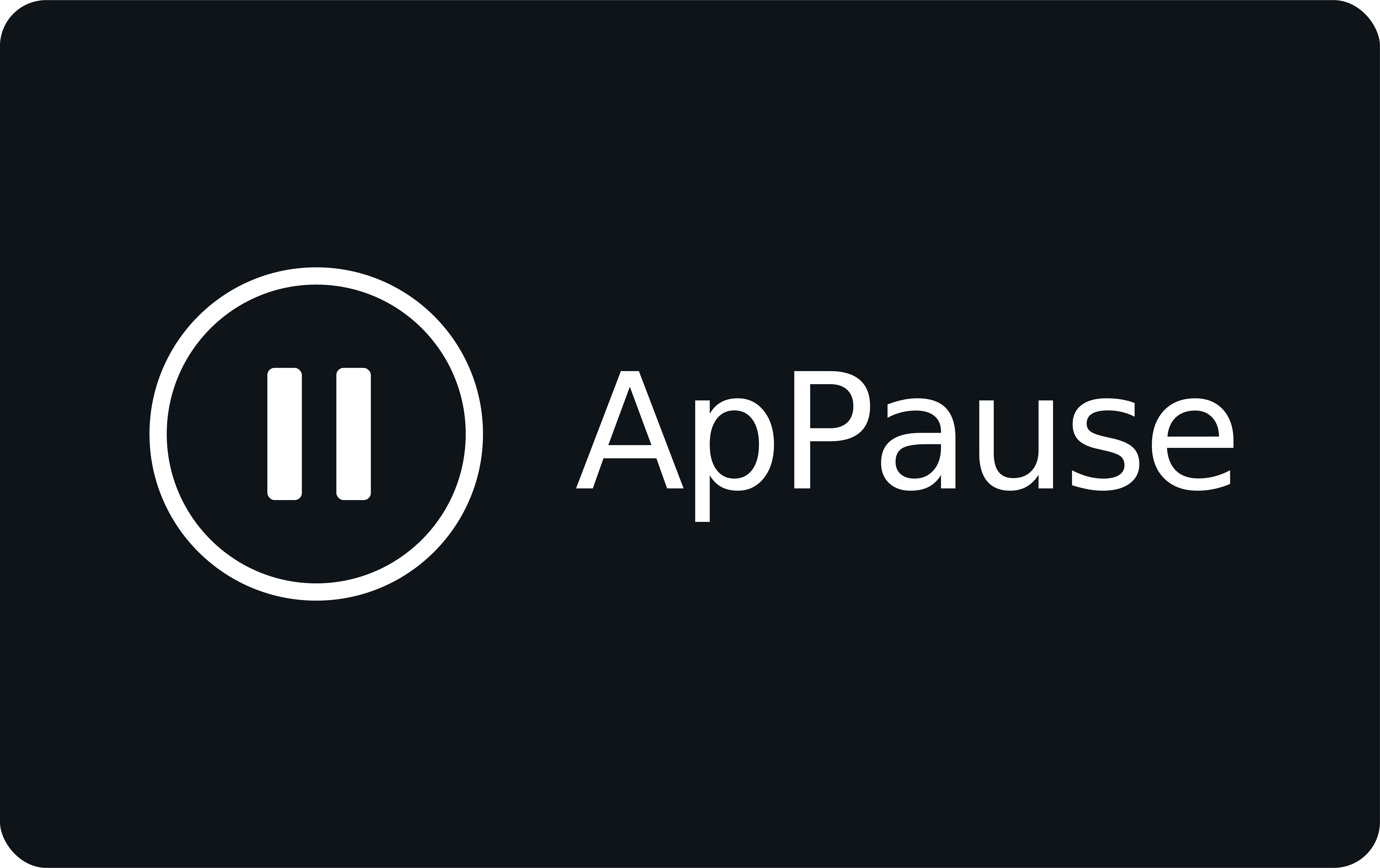 ApPause card — Dark colourway